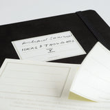 Caiet Leuchtturm1917 Pocket, A6, cartonat, 187 pagini, velin, negru