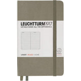 Caiet Leuchtturm1917 Pocket, A6, cartonat, 187 pagini, dictando, gri taupe