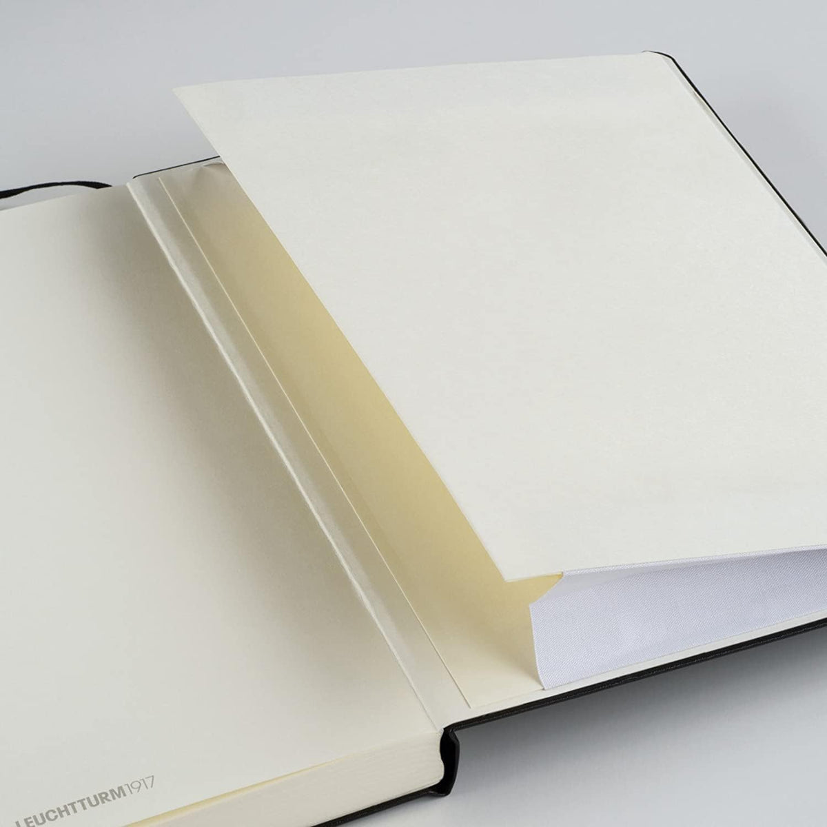 Caiet Leuchtturm1917 Medium, A5, cartonat, 251 pagini, punctat, albastru ocean