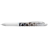 Roller cu gel Pentel EnerGel Kiriko, 0.5 mm, cu mecanism, albastru, Shippou