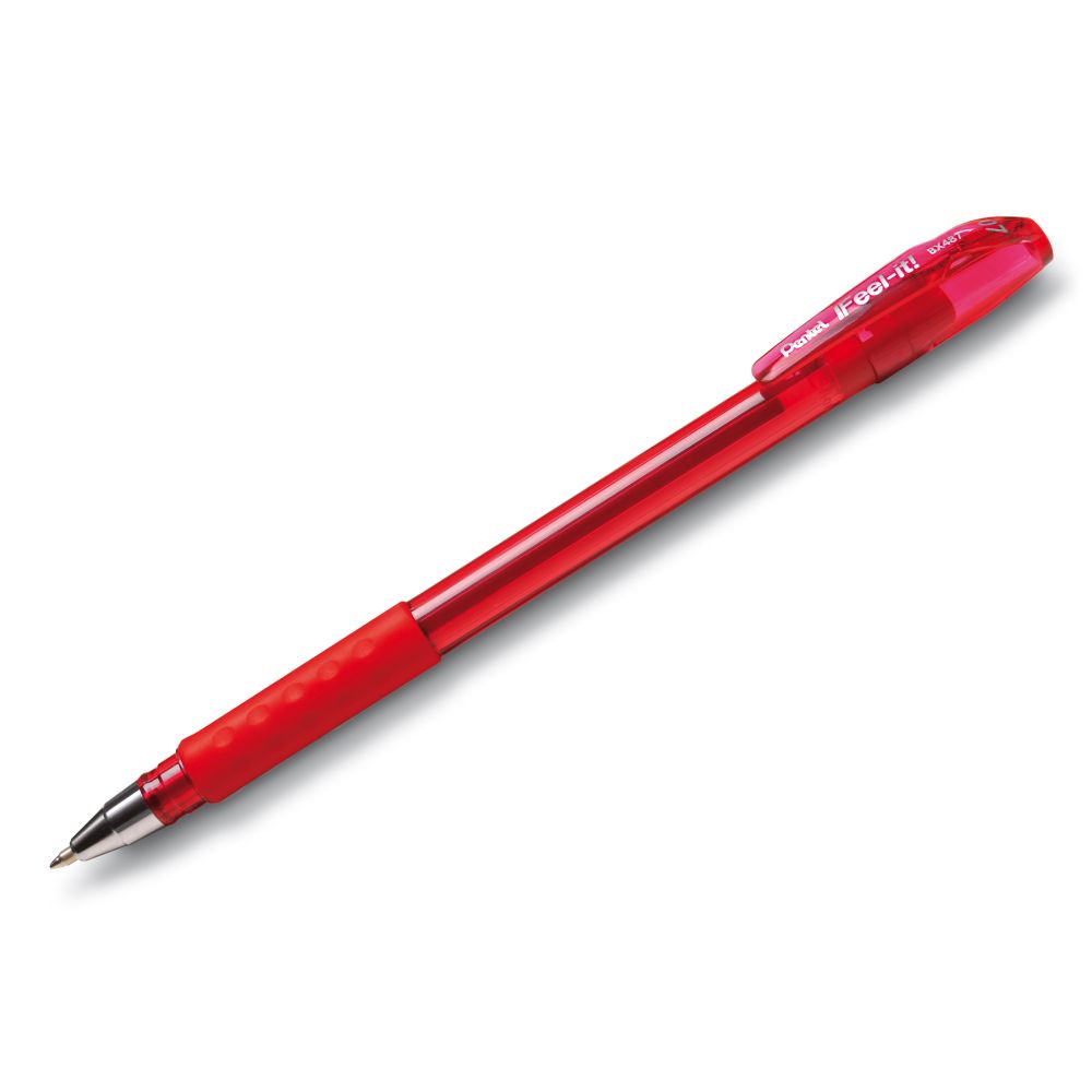 Pix Pentel Ifeel-it!, 0.7 mm, fara mecanism, rosu