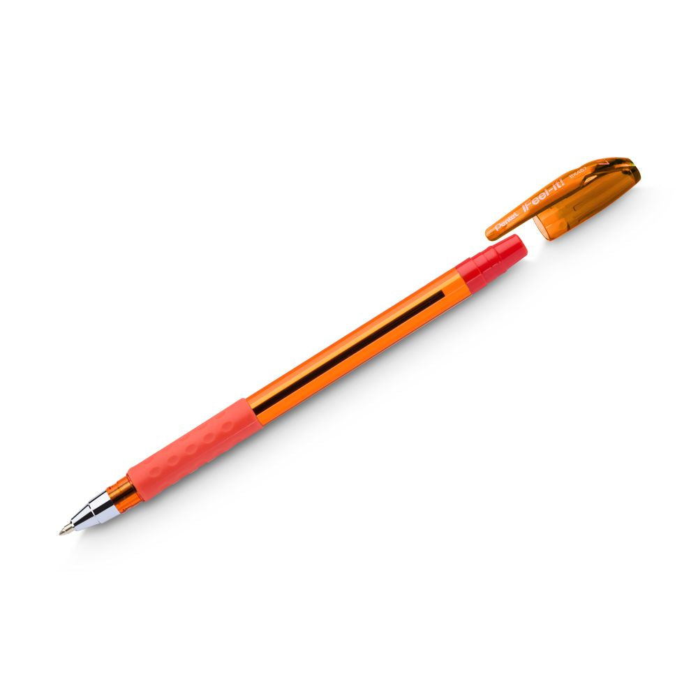 Pix Pentel Ifeel-it!, 0.7 mm, fara mecanism, portocaliu