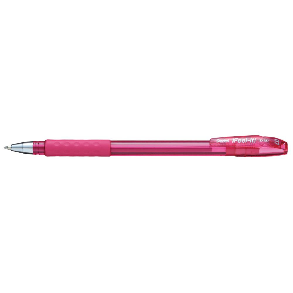 Pix Pentel Ifeel-it!, 0.7 mm, fara mecanism, roz