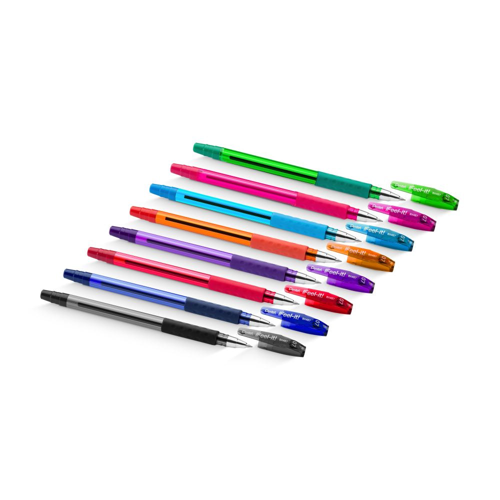 Pix Pentel Ifeel-it!, 0.7 mm, fara mecanism, negru