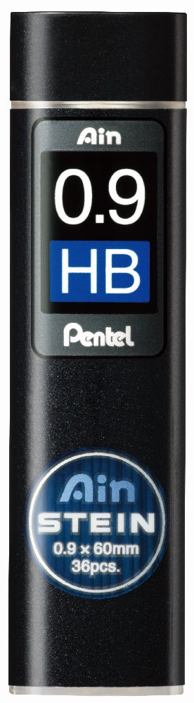 Mine creion mecanic Pentel Ain Stein, 0.9 mm, HB, 36 bucati / set