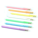 Roller cu gel Pentel Hybrid Milky, 0.8 mm, fara mecanism, galben pastel