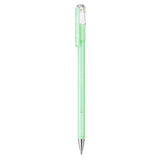 Roller cu gel Pentel Hybrid Milky, 0.8 mm, fara mecanism, verde pastel
