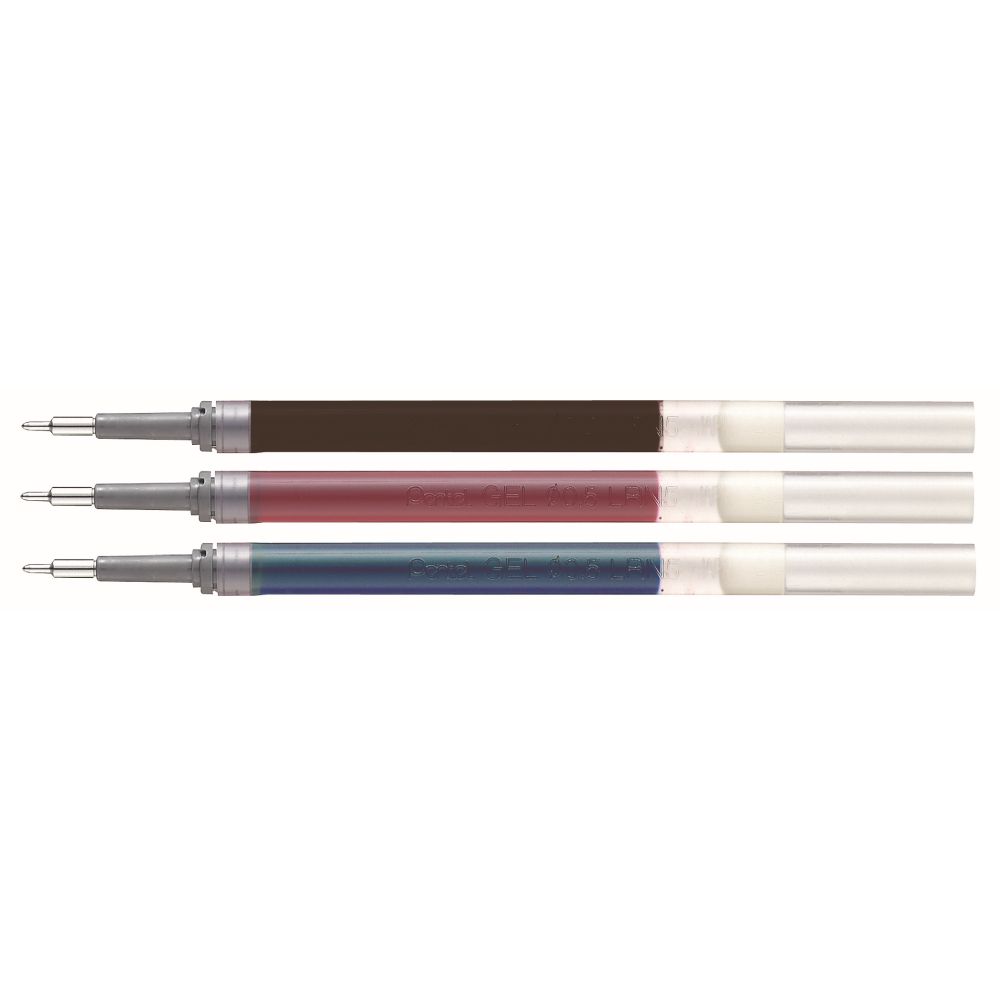 Rezerva gel roller Pentel EnerGel, 0.5 mm, rosu