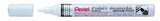 Marker permanent Pentel Paint Marker MMP10, 4.5 mm, cu vopsea, alb