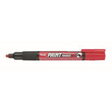 Marker permanent Pentel Paint Marker MMP20, 4 mm, cu vopsea, rosu