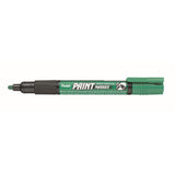 Marker permanent Pentel Paint Marker MMP20, 4 mm, cu vopsea, verde
