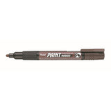 Marker permanent Pentel Paint Marker MMP20, 4 mm, cu vopsea, maro