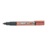 Marker permanent Pentel Paint Marker MMP20, 4 mm, cu vopsea, portocaliu