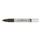 Marker permanent Pentel Paint Marker MMP20, 4 mm, cu vopsea, alb
