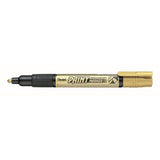 Marker permanent Pentel Paint Marker MMP20, 4 mm, cu vopsea, auriu
