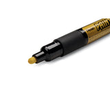 Marker permanent Pentel Paint Marker MMP20, 4 mm, cu vopsea, auriu