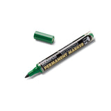 Marker permanent Pentel Maxiflo NLF50, varf rotund, 4.5 mm, verde