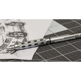Creion mecanic Pentel Graphgear 1000, 0.9 mm, corp metalic argintiu, galben