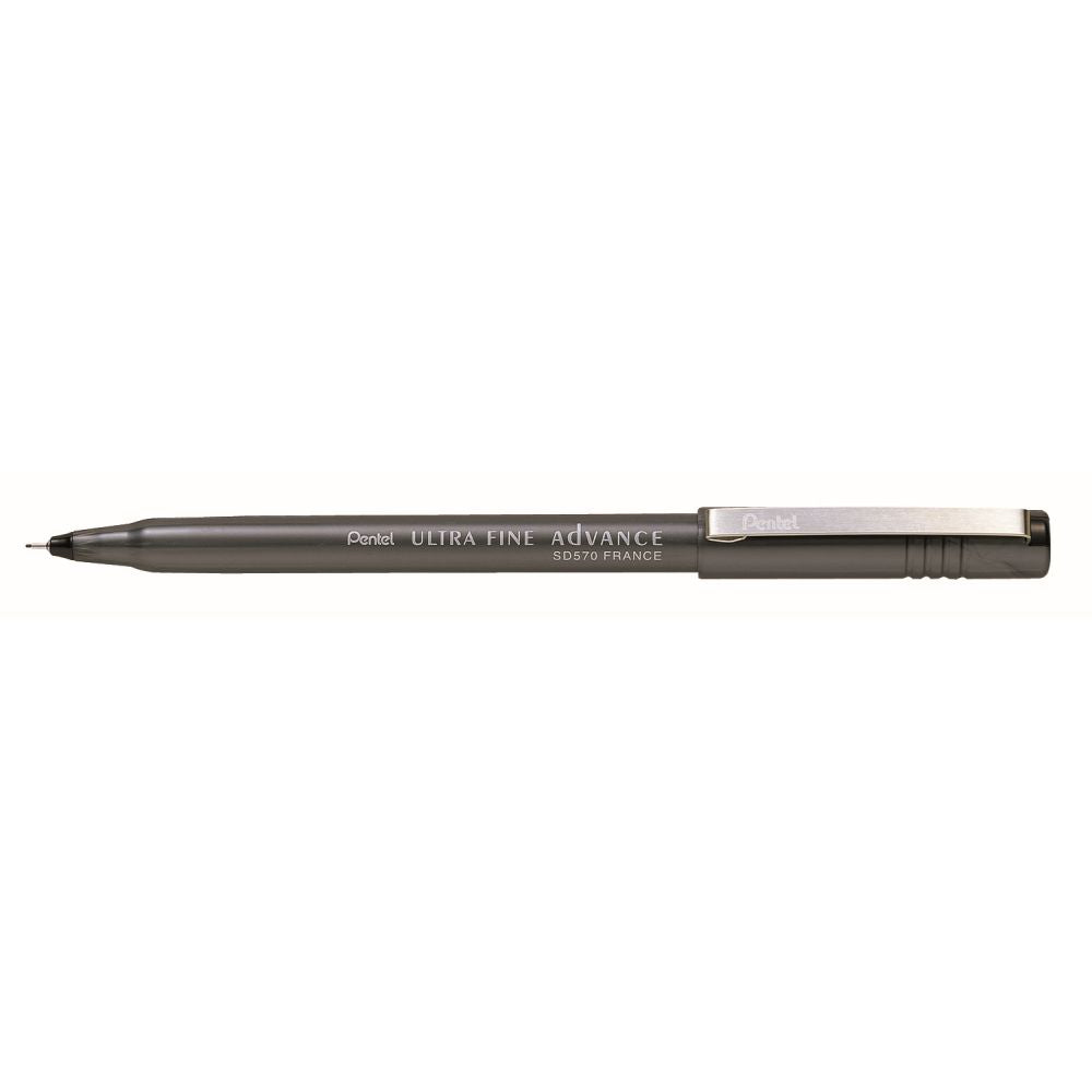 Liner Pentel Ultra Fine 0.6mm, negru