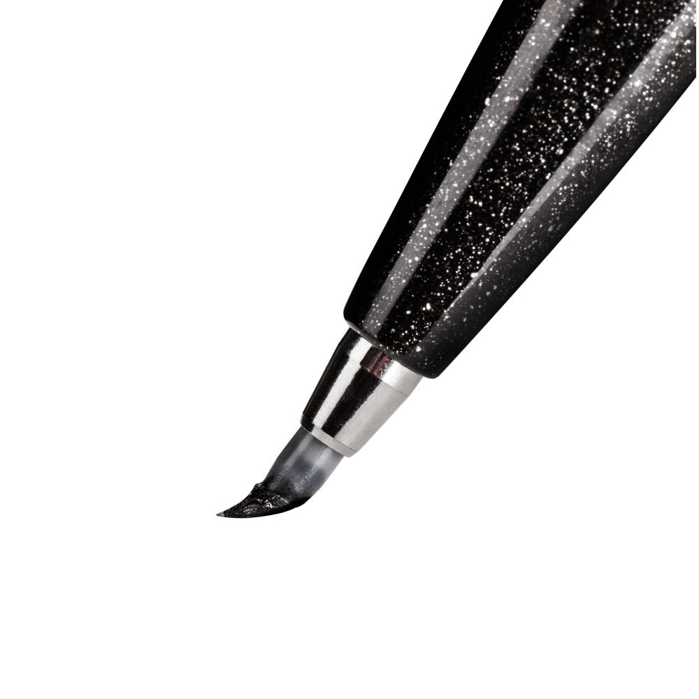 Carioca Pentel Brush Sign Pen, varf flexibil, neagra