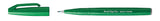 Carioca Pentel Brush Sign Pen, varf flexibil, verde