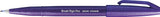 Carioca Pentel Brush Sign Pen, varf flexibil, violet