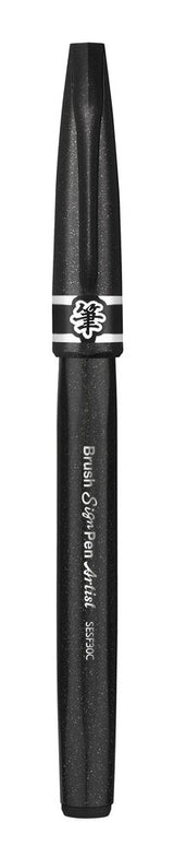 Pensula Pentel Brush Sing Pen Artist SESF30C, ultra fina,negru