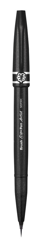 Pensula Pentel Brush Sing Pen Artist SESF30C, ultra fina,negru