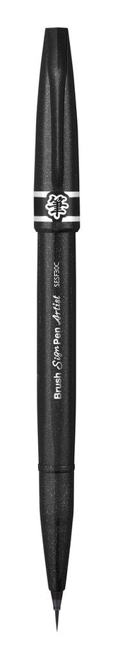 Pensula Pentel Brush Sing Pen Artist SESF30C, ultra fina,negru