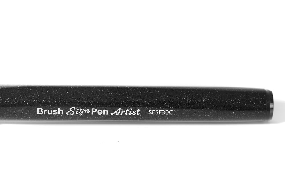 Pensula Pentel Brush Sing Pen Artist SESF30C, ultra fina,negru