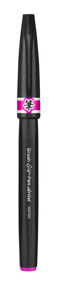 Pensula Pentel Brush Sing Pen Artist SESF30C, ultra fina, roz