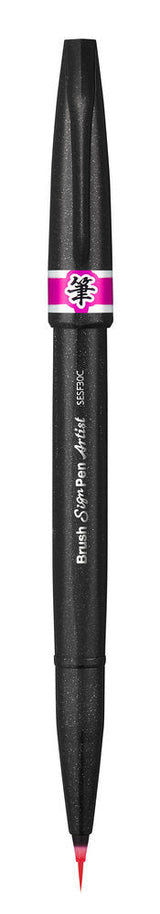 Pensula Pentel Brush Sing Pen Artist SESF30C, ultra fina, roz