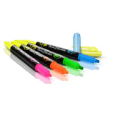 Textmarker Pentel Twin Checker, 2 varfuri, tesit, 1-3.5 mm, galben, portocaliu