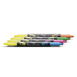 Textmarker Pentel Twin Checker, 2 varfuri, tesit, 1-3.5 mm, galben, bleu