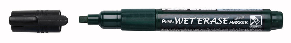 Creta lichida Pentel SMW26, varf tesit, 2 - 4 mm, negru