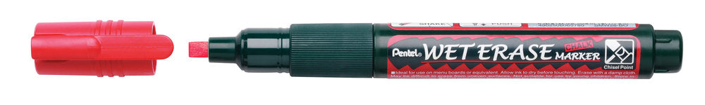 Creta lichida Pentel SMW26, varf tesit, 2 - 4 mm, rosu