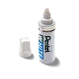 Marker permanent Pentel X100-W, varf rotund, 6.6 mm, alb