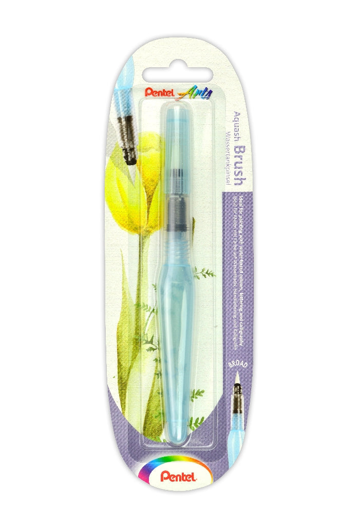 Pensula Pentel Aquash Brush, cu rezervor de 7 ml pentru apa, varf B