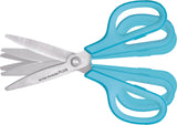 Foarfeca Plus Smart, 17.5 x 5.6 cm, din otel inoxidabil, bleu