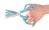 Foarfeca Plus Smart, 17.5 x 5.6 cm, din otel inoxidabil, bleu