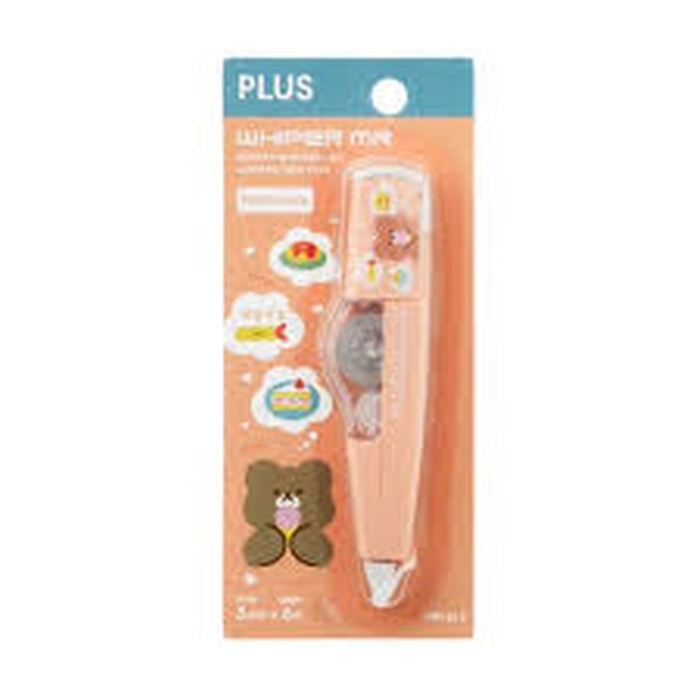 Banda corectoare Plus WH-615, 5mm x 6m, editie Kawaii, Peko-Peko
