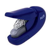 Capsator fara capse Plus SL-106, capacitate 5 coli, albastru