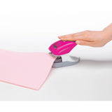 Capsator fara capse Plus SL-112, capacitate 10 coli, roz