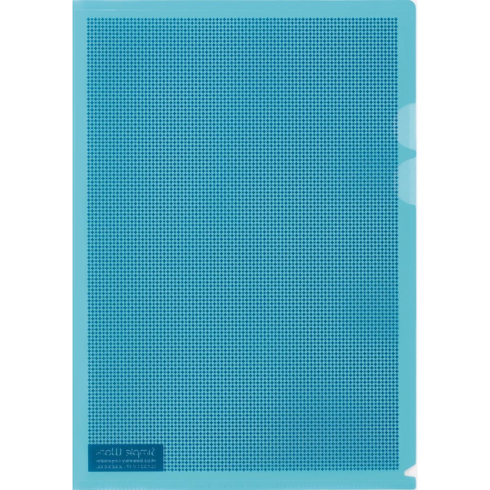Mapa din plastic Plus, A4, cu protectie vizuala, Camouflage, 5 bucati /set, bleu