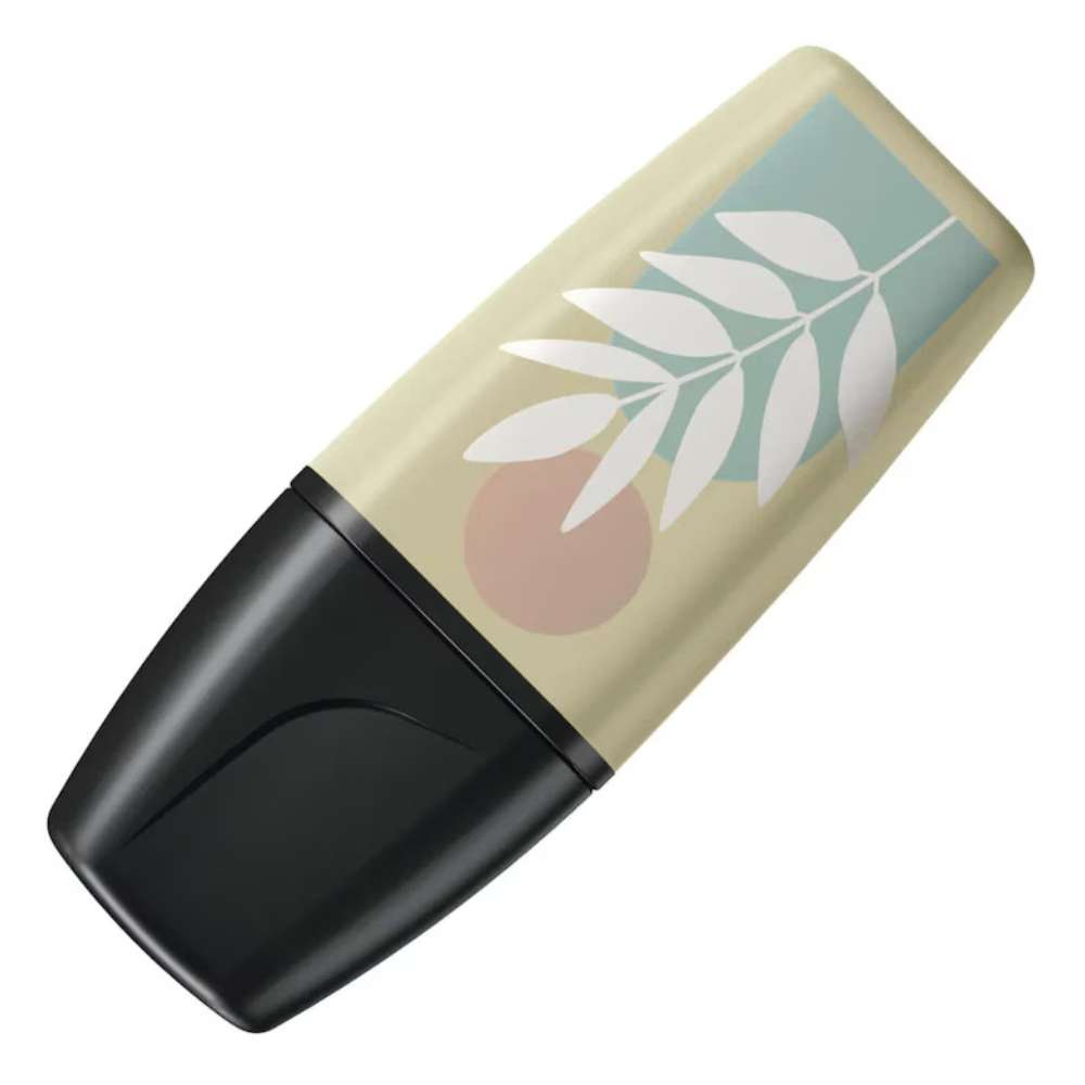 Textmarker Stabilo Boss mini Naturevibes, 6 culori / set, mud green, earth green, umber, sienna, beige, warm grey, etui caton