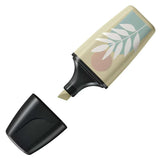 Textmarker Stabilo Boss mini Naturevibes, 6 culori / set, mud green, earth green, umber, sienna, beige, warm grey, etui caton
