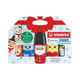 Textmarker Stabilo Boss mini Frosty Friends, 5 culori / blister