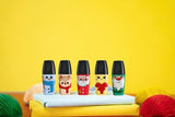 Textmarker Stabilo Boss mini Frosty Friends, 5 culori / blister