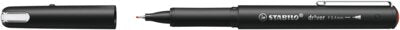 Fineliner Stabilo dr!ver, 0.4 mm, F, rosu