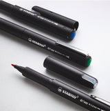 Marker Stabilo dr!ver, 0.8 mm, M, 4 culori / set